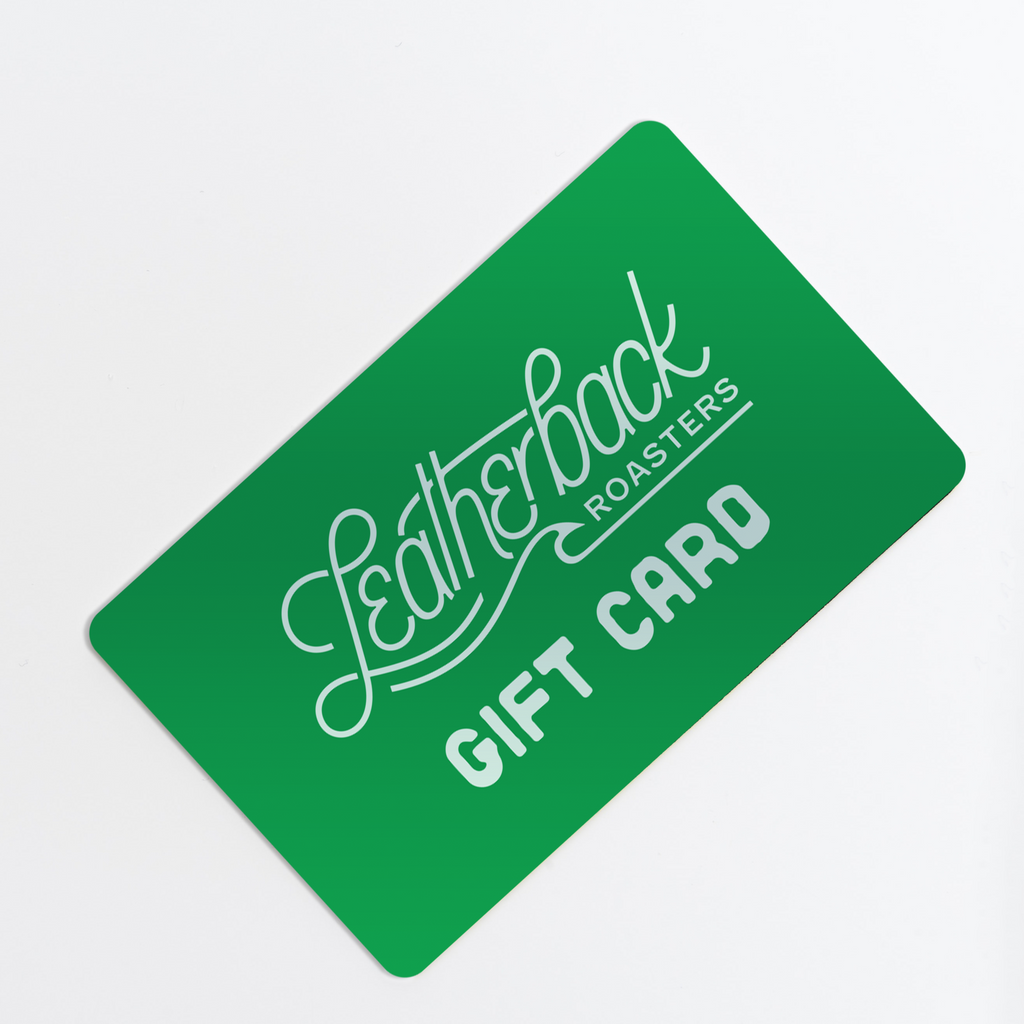 Leatherback Roasters digital gift card front view