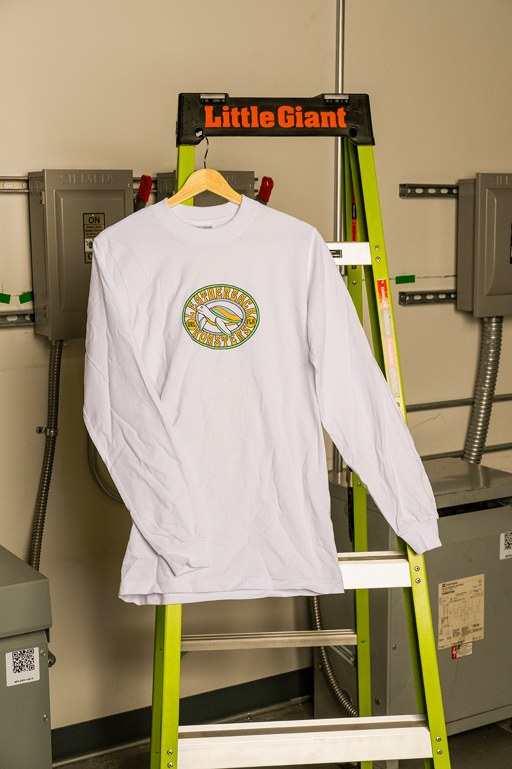 Leatherback Roasters Story of Coffee Retro Tee