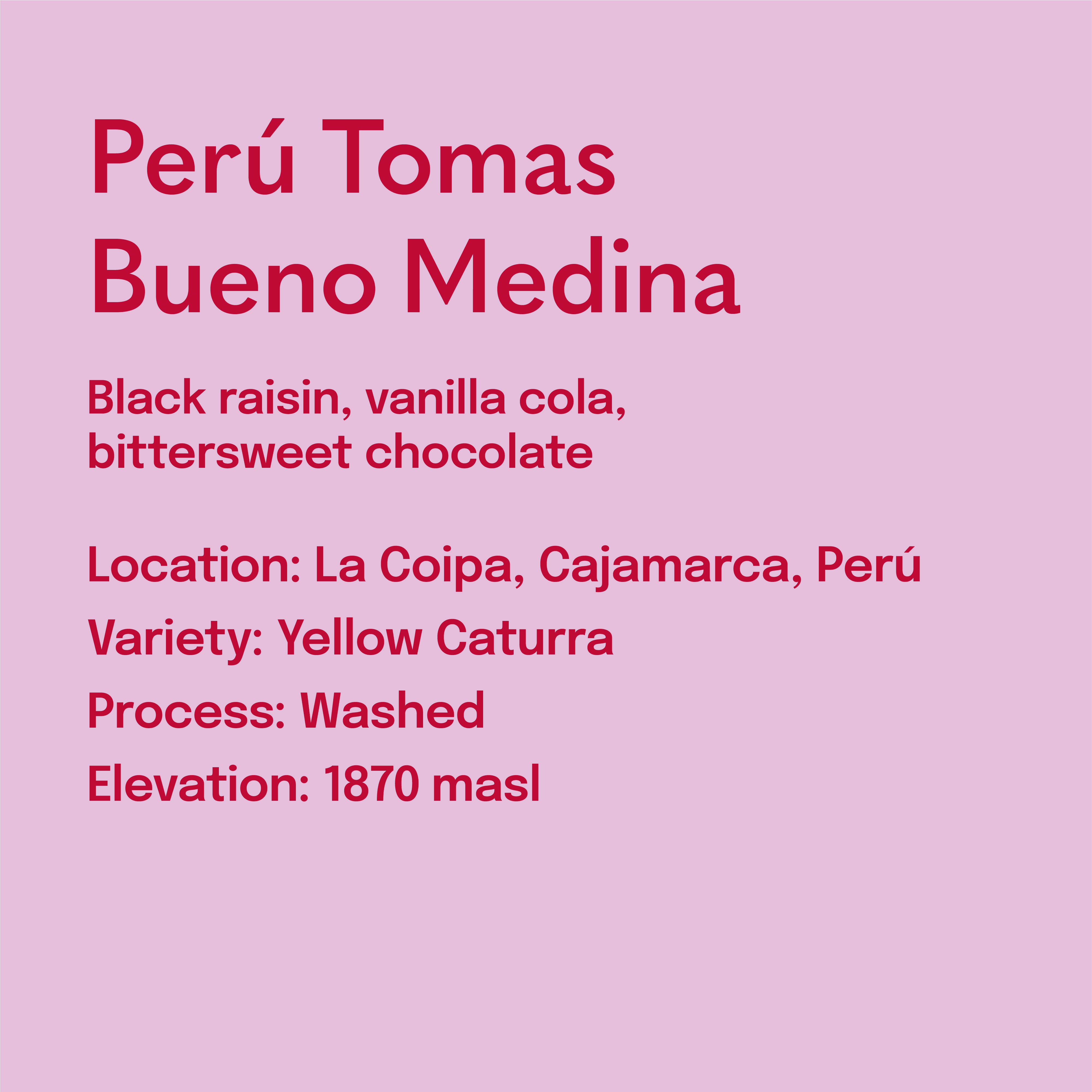 Perú Tomas Bueno Medina
