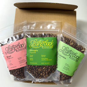 Open image in slideshow, Coffee Sample Pack. Single origin box.
