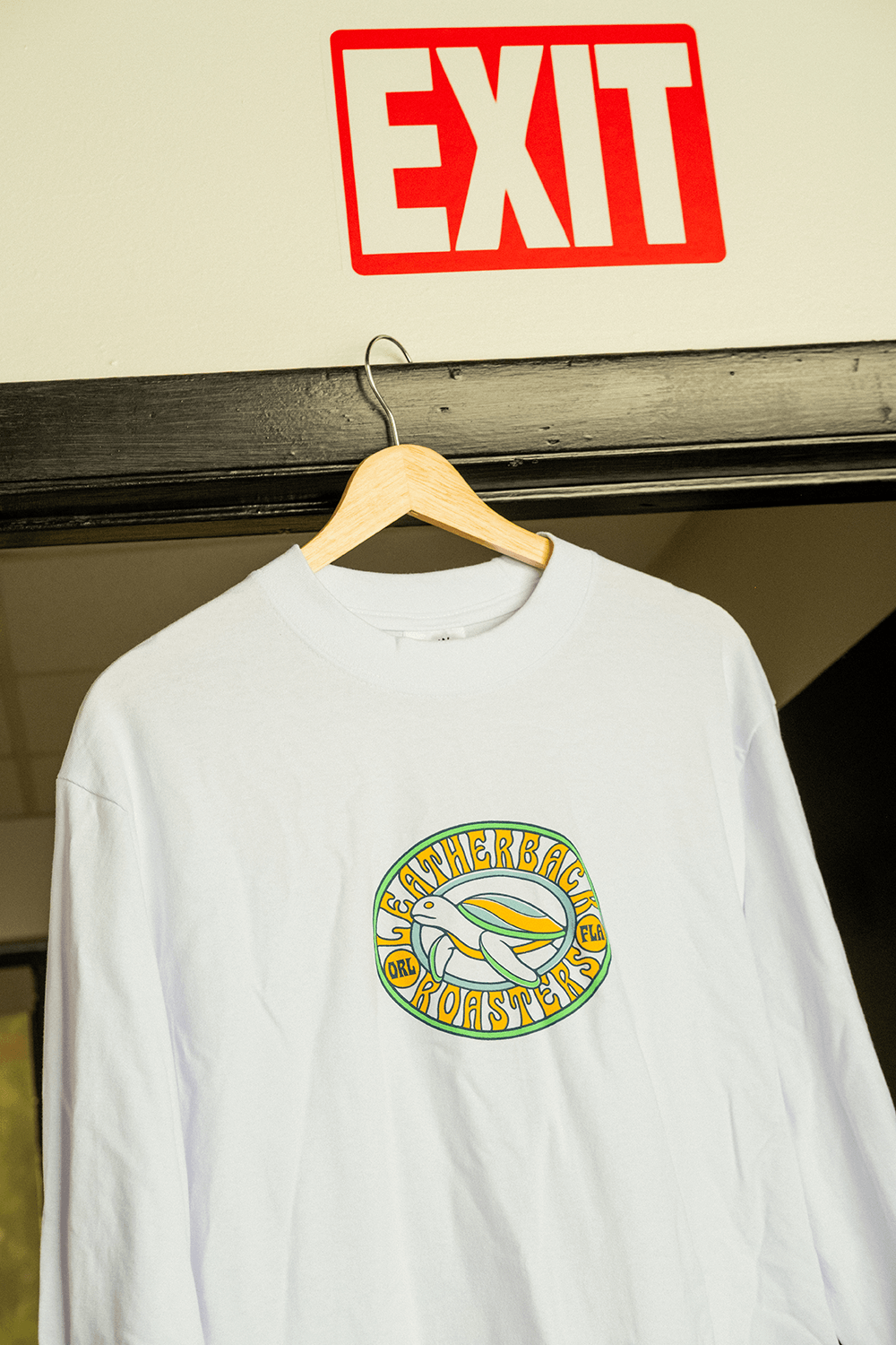 Leatherback Roasters Story of Coffee Retro Tee